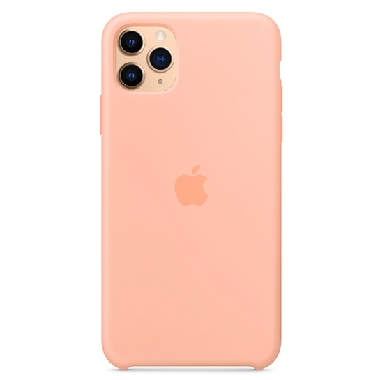 Чехол Apple Silicone Case for iPhone 11 Pro Max Grapefruit - цена, характеристики, отзывы, рассрочка, фото 1