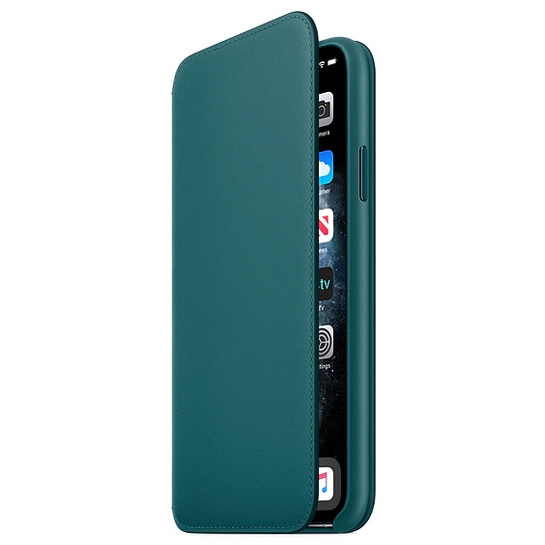 Чехол Apple Leather Folio for iPhone 11 Pro Max Peacock - цена, характеристики, отзывы, рассрочка, фото 2