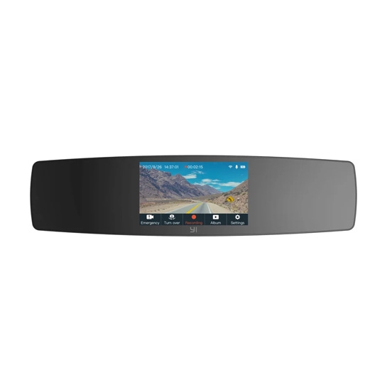 Відеореєстратор YI Mirror Dash Camera Black - ціна, характеристики, відгуки, розстрочка, фото 2
