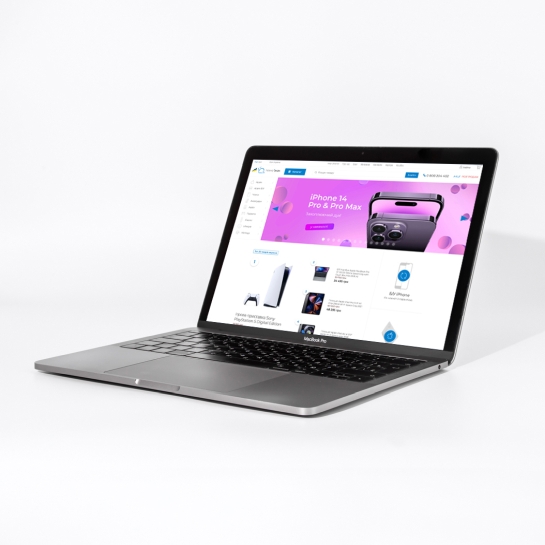 Б/У Ноутбук Apple MacBook Pro 13" 128GB Retina Space Gray with Touch Bar 2019 (Идеальное) - цена, характеристики, отзывы, рассрочка, фото 1