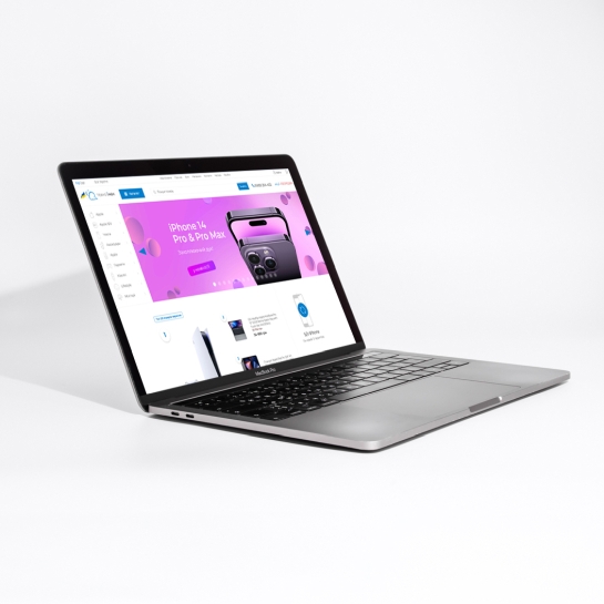 Б/У Ноутбук Apple MacBook Pro 13" 128GB Retina Space Gray with Touch Bar 2019 (Идеальное) - цена, характеристики, отзывы, рассрочка, фото 2