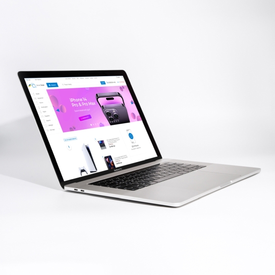 Б/У Ноутбук Apple MacBook Pro 15" 256GB Retina Silver with Touch Bar 2019 (5+) - ціна, характеристики, відгуки, розстрочка, фото 2