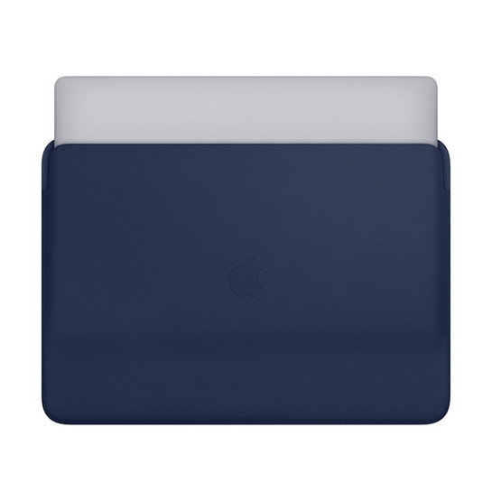 Чохол Apple Leather Sleeve Case for MacBook Pro 16" Midnight Blue - ціна, характеристики, відгуки, розстрочка, фото 3