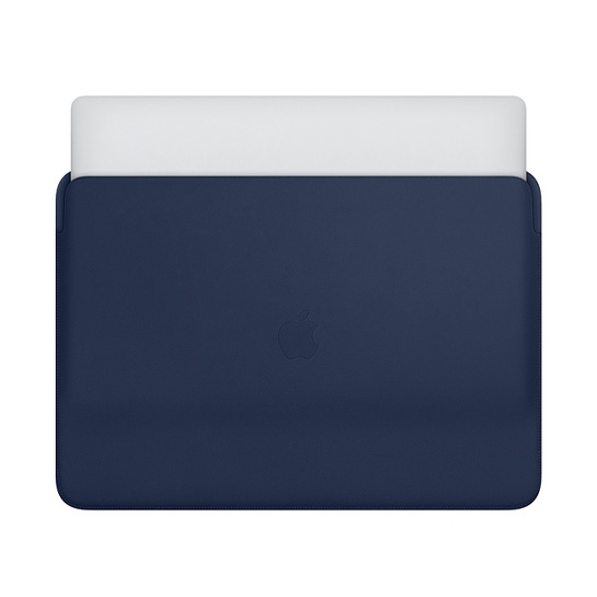 Чехол Apple Leather Sleeve Case for MacBook Pro 16" Midnight Blue - цена, характеристики, отзывы, рассрочка, фото 4