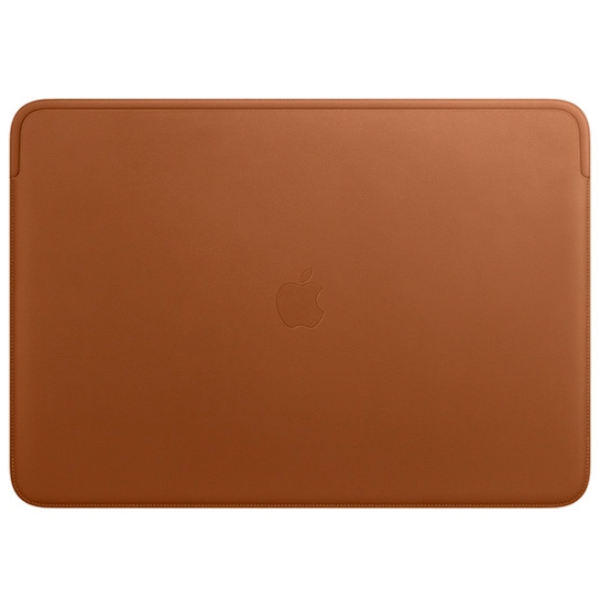 Чохол Apple Leather Sleeve Case for MacBook Pro 16" Saddle Brown - ціна, характеристики, відгуки, розстрочка, фото 1