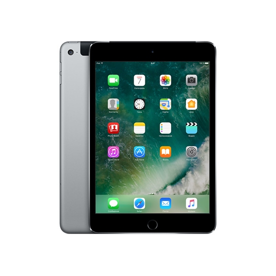 Б/У Планшет Apple iPad mini 4 Retina 16Gb Wi-Fi + 4G Space Gray (Отличное) - цена, характеристики, отзывы, рассрочка, фото 1