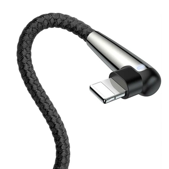 Кабель Baseus MVP Mobile Game Lightning to USB Cable Black - ціна, характеристики, відгуки, розстрочка, фото 2