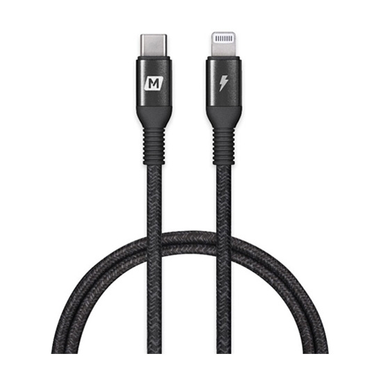 Кабель Momax Elite Link Lightning to USB-C Cable (1.2m) Black - ціна, характеристики, відгуки, розстрочка, фото 2