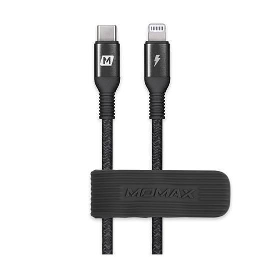 Кабель Momax Elite Link Lightning to USB-C Cable (1.2m) Black - ціна, характеристики, відгуки, розстрочка, фото 3