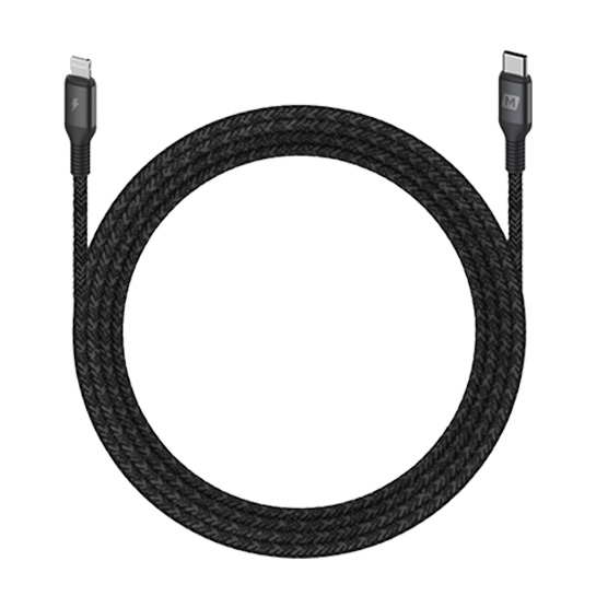 Кабель Momax Elite Link Lightning to USB-C Cable (1.2m) Black - ціна, характеристики, відгуки, розстрочка, фото 4