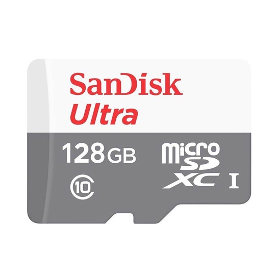 Карта пам'яті MicroSDXC 128Gb SanDisk (class 10) with adapter (80Mb/s, 533x) - цена, характеристики, отзывы, рассрочка, фото 1