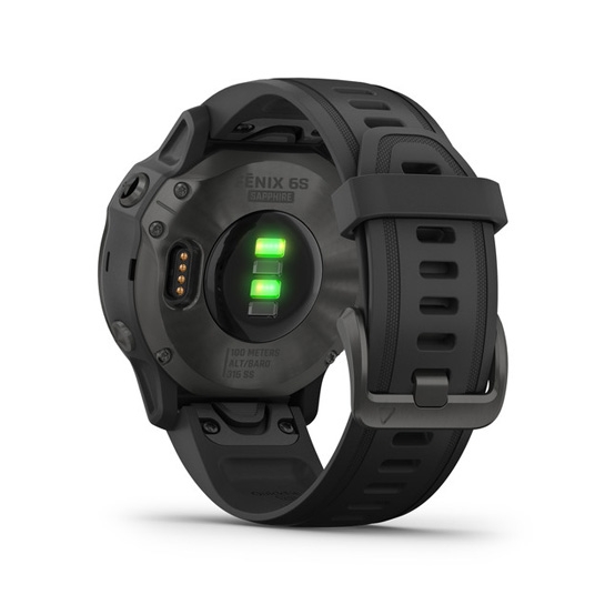 Спортивний годинник Garmin Fenix 6S Carbon Gray DLC with Black Band - ціна, характеристики, відгуки, розстрочка, фото 5