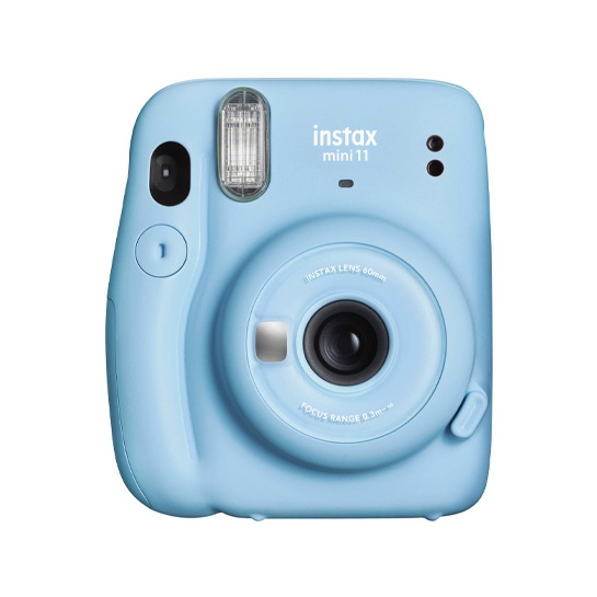 Камера миттєвого друку FUJIFILM Instax Mini 11 Sky Blue EX DN - ціна, характеристики, відгуки, розстрочка, фото 1