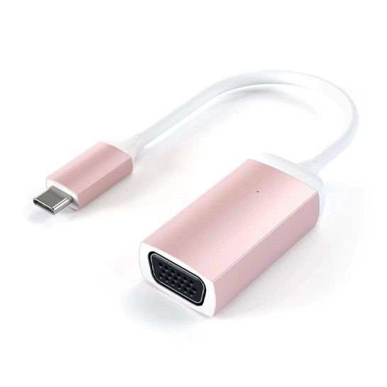 Перехідник Satechi Type-C VGA Adapter Rose Gold