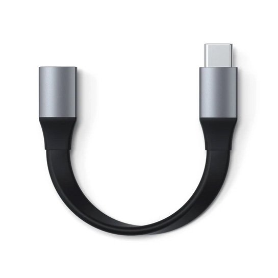Кабель Satechi Type-C Extension Charging Cable For Apple Watch Space Gray (0.13 m) - ціна, характеристики, відгуки, розстрочка, фото 2