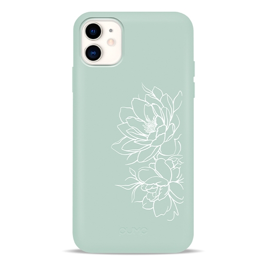 Чохол Pump Silicone Minimalistic Case for iPhone 11 Floral # - цена, характеристики, отзывы, рассрочка, фото 1