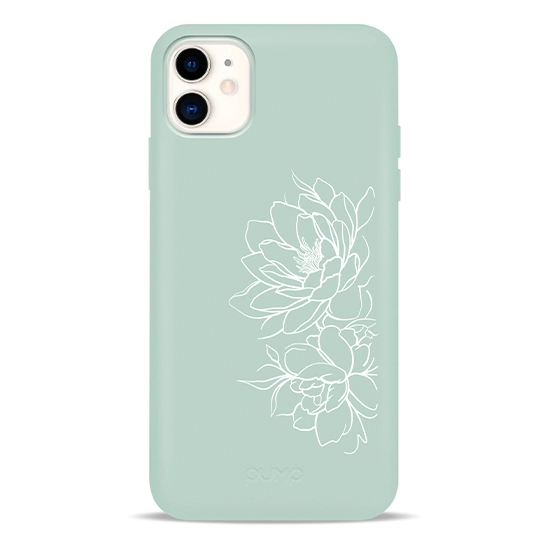 Чехол Pump Silicone Minimalistic Case for iPhone 11 Floral #