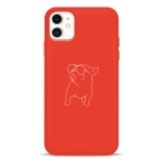 Чехол Pump Silicone Minimalistic Case for iPhone 11 Pug With #
