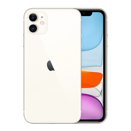 Apple iPhone 11 128 Gb White Dual SIM - ціна, характеристики, відгуки, розстрочка, фото 1