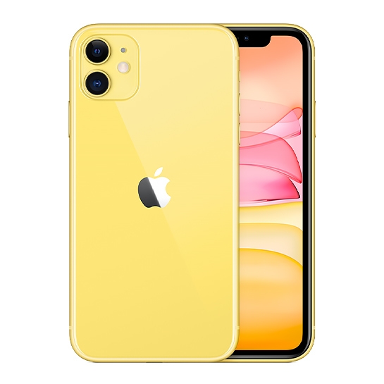 Apple iPhone 11 128 Gb Yellow Dual SIM - ціна, характеристики, відгуки, розстрочка, фото 1