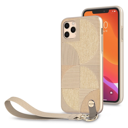 Чохол Moshi Altra Slim Case with Wrist Strap Sahara Beige for iPhone 11 Pro Max - ціна, характеристики, відгуки, розстрочка, фото 1