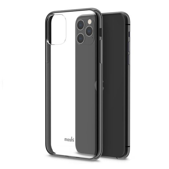Чохол Moshi Vitros Slim Clear Case Raven Black for iPhone 11 Pro Max - ціна, характеристики, відгуки, розстрочка, фото 1