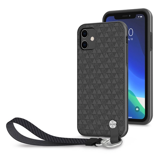 Чохол Moshi Altra Slim Case with Wrist Strap Shadow Black for iPhone 11