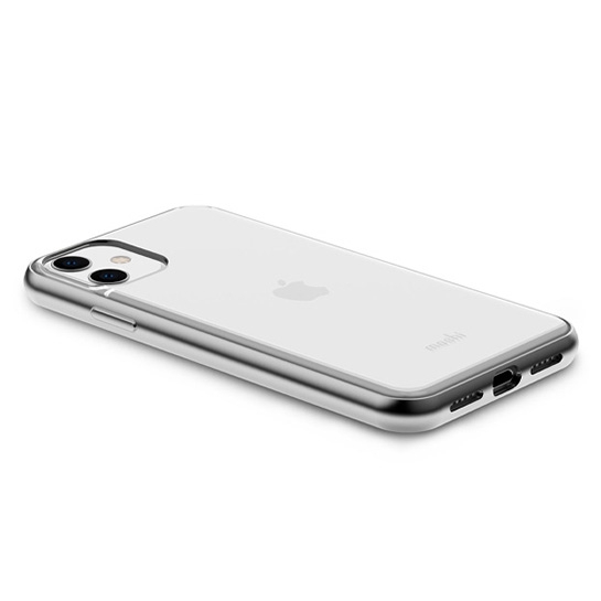 Чехол Moshi Vitros Slim Clear Case Jet Silver for iPhone 11 - цена, характеристики, отзывы, рассрочка, фото 2