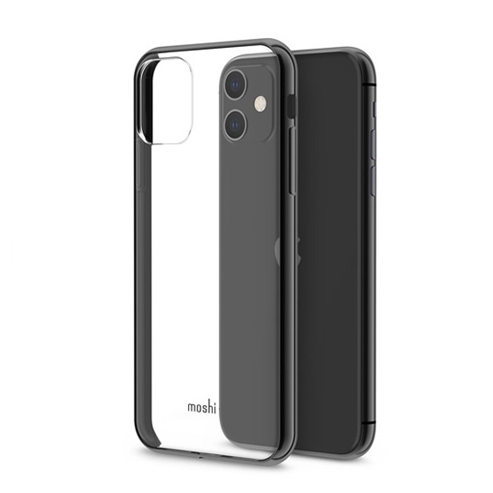 Чохол Moshi Vitros Slim Clear Case Raven Black for iPhone 11 - ціна, характеристики, відгуки, розстрочка, фото 1