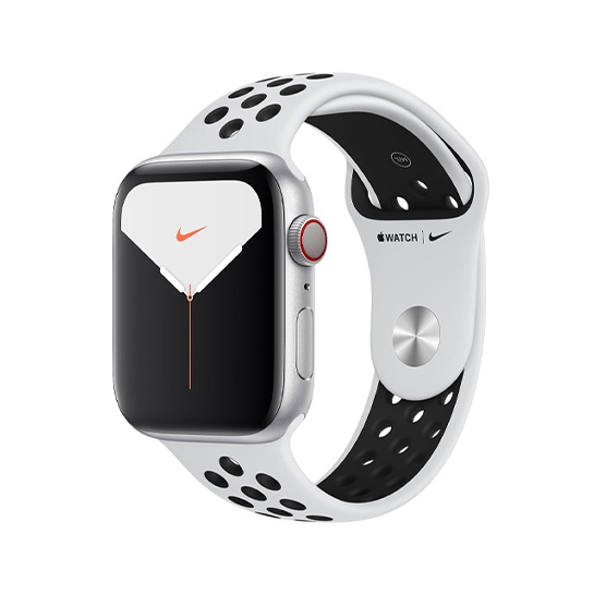 Смарт-годинник Apple Watch Series 5 Nike+ LTE 40mm Silver Aluminum Case with Pure Platinum/Black Band - ціна, характеристики, відгуки, розстрочка, фото 1