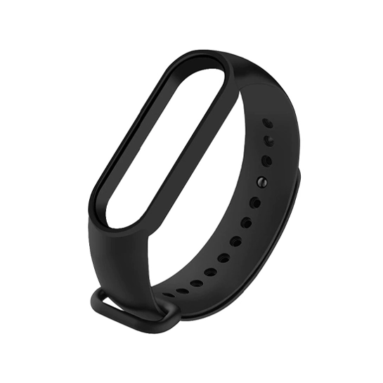 Ремешок для браслета Xiaomi Mi Band 5/6/7 Black