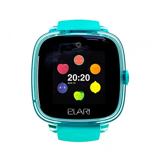 Детские смарт-часы Elari KidPhone Fresh Green с GPS-трекером - цена, характеристики, отзывы, рассрочка, фото 1