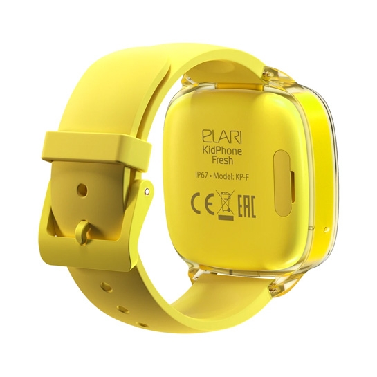 Дитячі смарт-годинник Elari KidPhone Fresh Yellow з GPS-трекером - ціна, характеристики, відгуки, розстрочка, фото 4