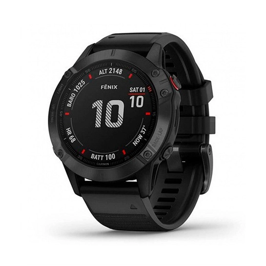 Спортивные часы Garmin Fenix 6 Pro Black with Black Band