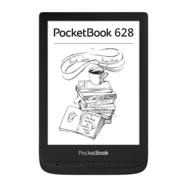 Електронна книга PocketBook 628 Ink Black - цена, характеристики, отзывы, рассрочка, фото 1