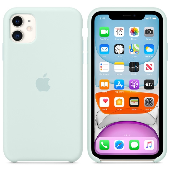 Чохол Apple Silicone Case for iPhone 11 Seafoam - ціна, характеристики, відгуки, розстрочка, фото 3