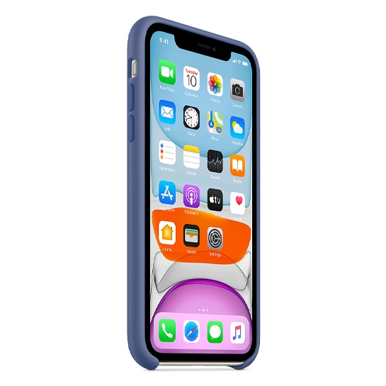 Чохол Apple Silicone Case for iPhone 11 Linen Blue - ціна, характеристики, відгуки, розстрочка, фото 2