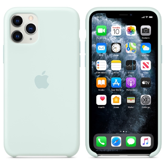Чохол Apple Silicone Case for iPhone 11 Pro Seafoam - ціна, характеристики, відгуки, розстрочка, фото 3