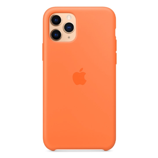 Чехол Apple Silicone Case for iPhone 11 Pro Vitamin C - цена, характеристики, отзывы, рассрочка, фото 1