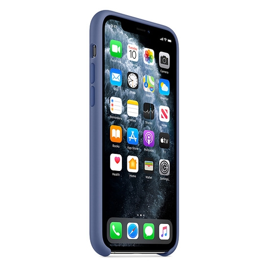 Чехол Apple Silicone Case for iPhone 11 Pro Linen Blue - цена, характеристики, отзывы, рассрочка, фото 2