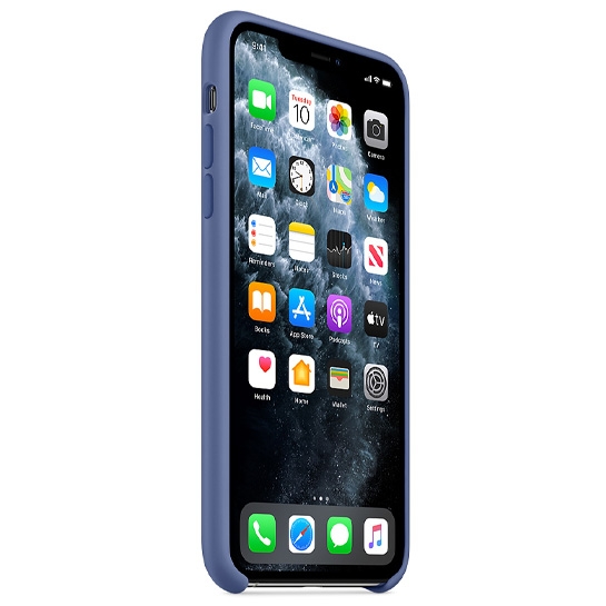 Чохол Apple Silicone Case for iPhone 11 Pro Max Linen Blue - ціна, характеристики, відгуки, розстрочка, фото 2