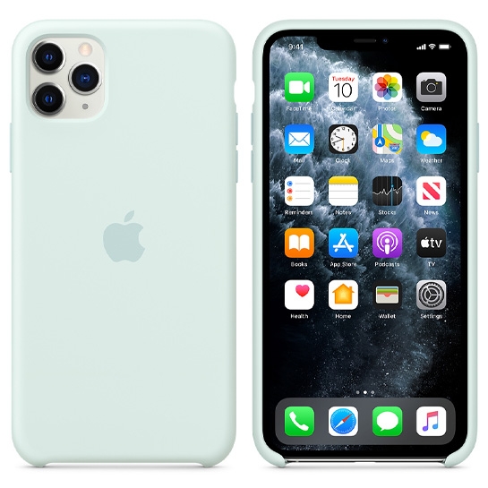 Чехол Apple Silicone Case for iPhone 11 Pro Max Seafoam - цена, характеристики, отзывы, рассрочка, фото 3