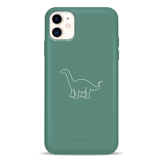 Чохол Pump Silicone Minimalistic Case for iPhone 11 Dino Green # - ціна, характеристики, відгуки, розстрочка, фото 1