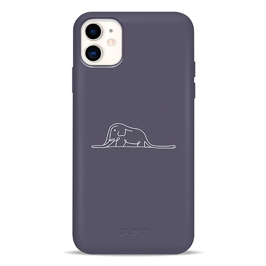 Чехол Pump Silicone Minimalistic Case for iPhone 11 Elephant In A Boa #