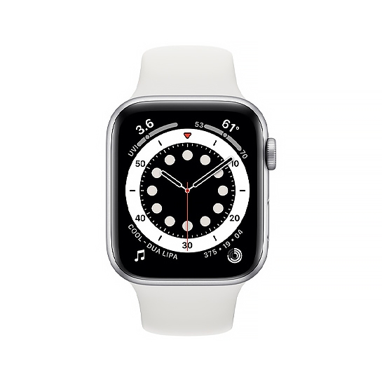 Смарт-годинник Apple Watch Series 6 40mm Silver Aluminum Case with White Sport Band - ціна, характеристики, відгуки, розстрочка, фото 2