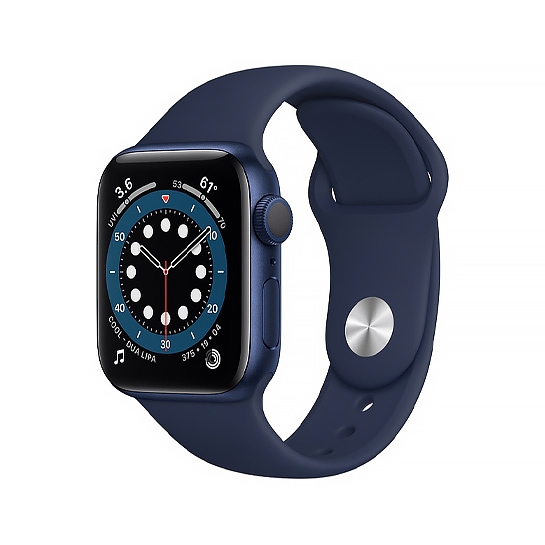 Смарт-годинник Apple Watch Series 6 40mm Blue Aluminum Case with Deep Navy Sport Band - ціна, характеристики, відгуки, розстрочка, фото 1