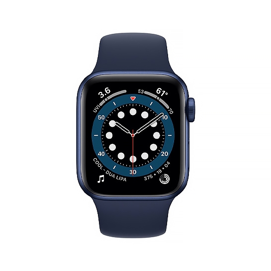 Смарт-годинник Apple Watch Series 6 40mm Blue Aluminum Case with Deep Navy Sport Band - ціна, характеристики, відгуки, розстрочка, фото 2