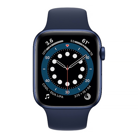 Смарт-годинник Apple Watch Series 6 44mm Blue Aluminum Case with Deep Navy Sport Band - ціна, характеристики, відгуки, розстрочка, фото 2