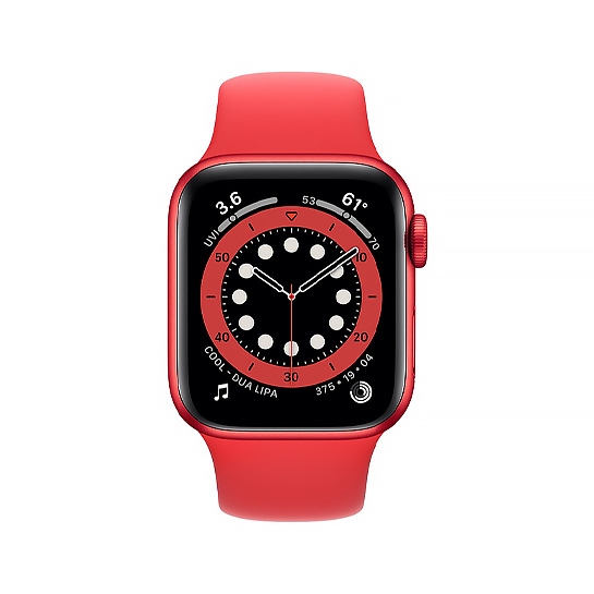 Смарт-часы Apple Watch Series 6 40mm (PRODUCT)RED Aluminum Case with Red Sport Band - цена, характеристики, отзывы, рассрочка, фото 2