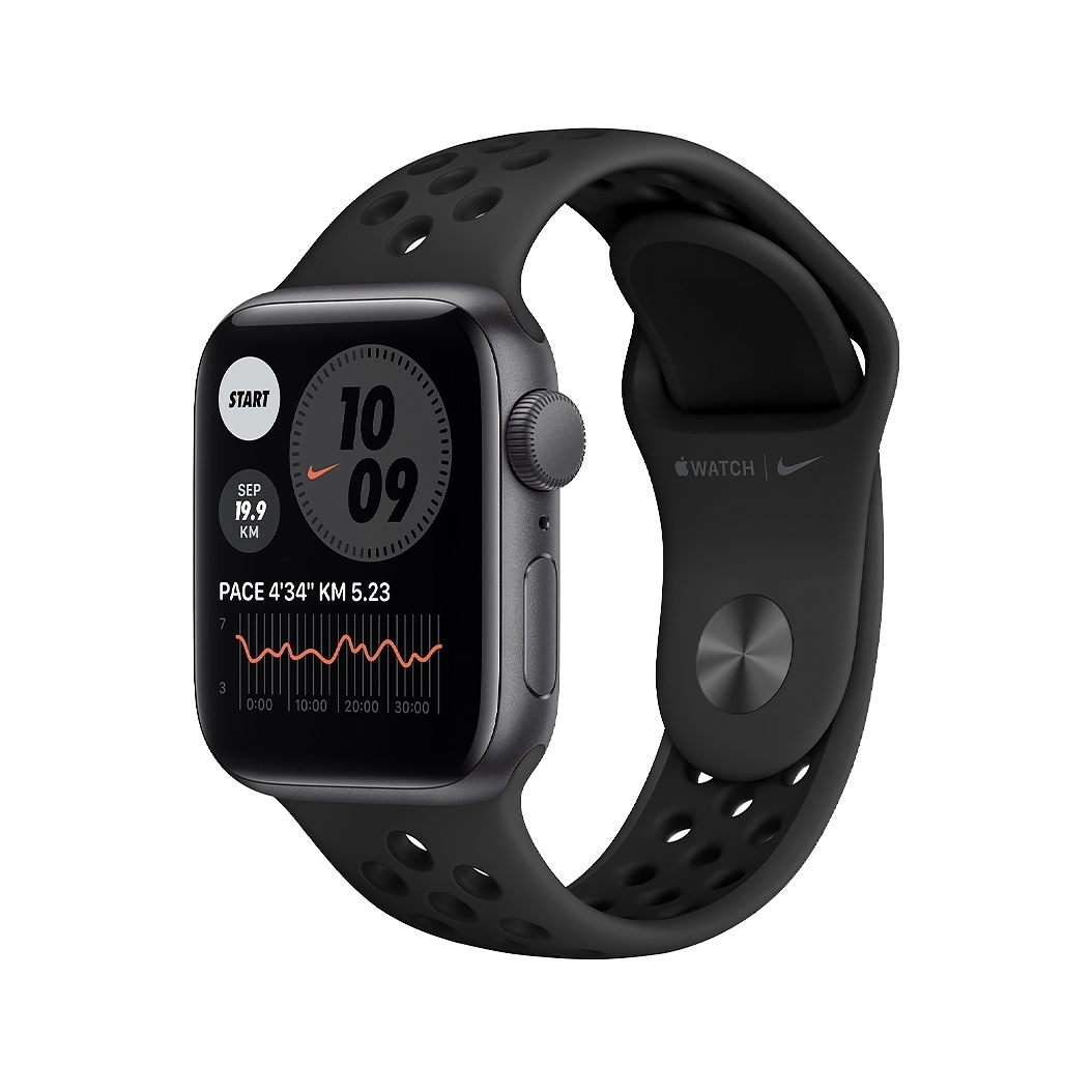 Смарт-часы Apple Watch SE Nike+ 40mm Space Gray Aluminum Case with Anthracite/Black Sport Band - цена, характеристики, отзывы, рассрочка, фото 1